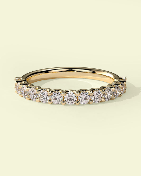 Half Elizabeth Wedding Band