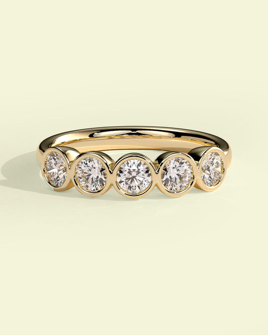 Amber Wedding Band