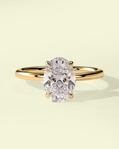 Anello di fidanzamento a margherita