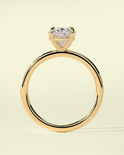 Anello di fidanzamento a margherita